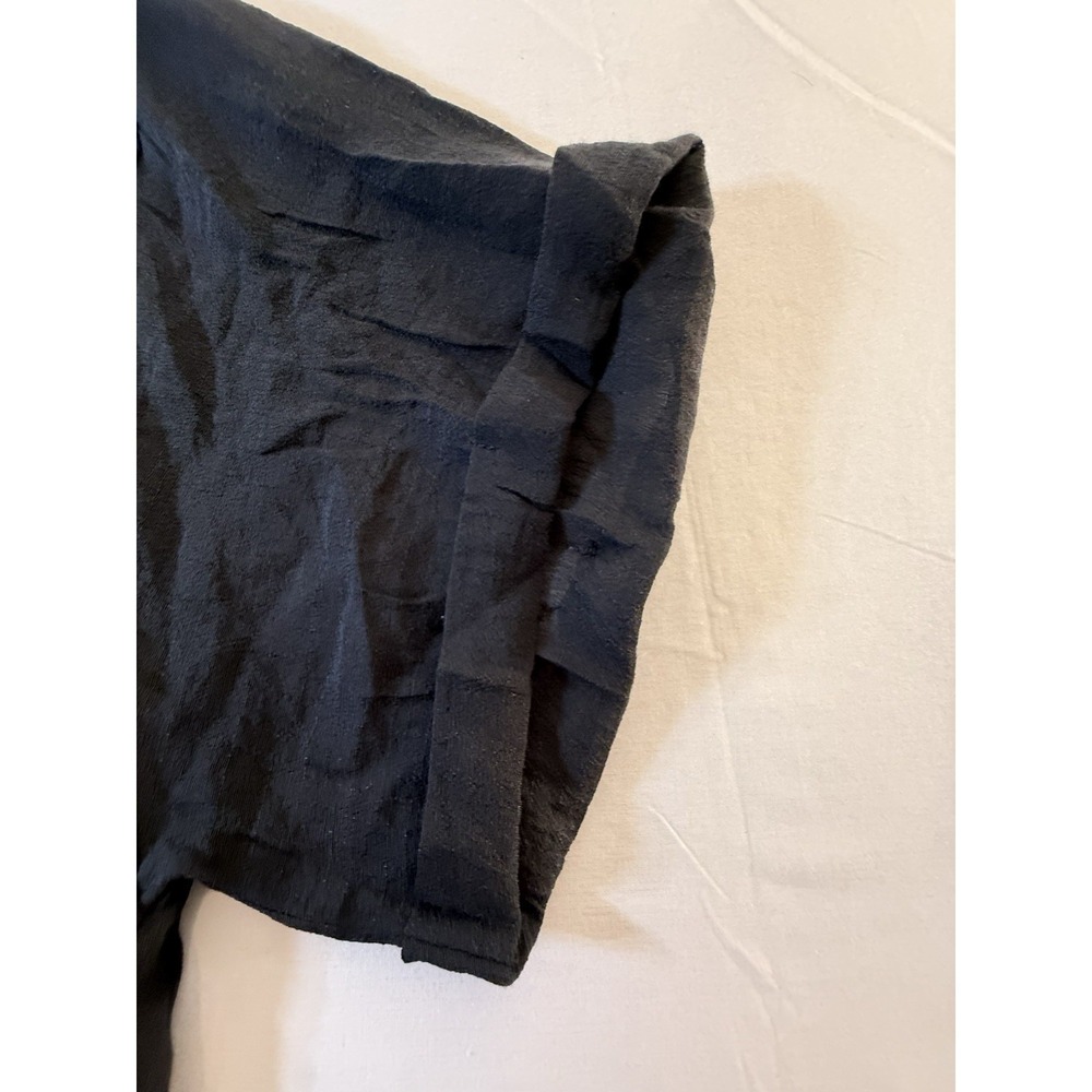 Women's A'Image Black Short Sleeve Dress/Cover Up With Pockets Size Size XXL - Picture 11 of 11